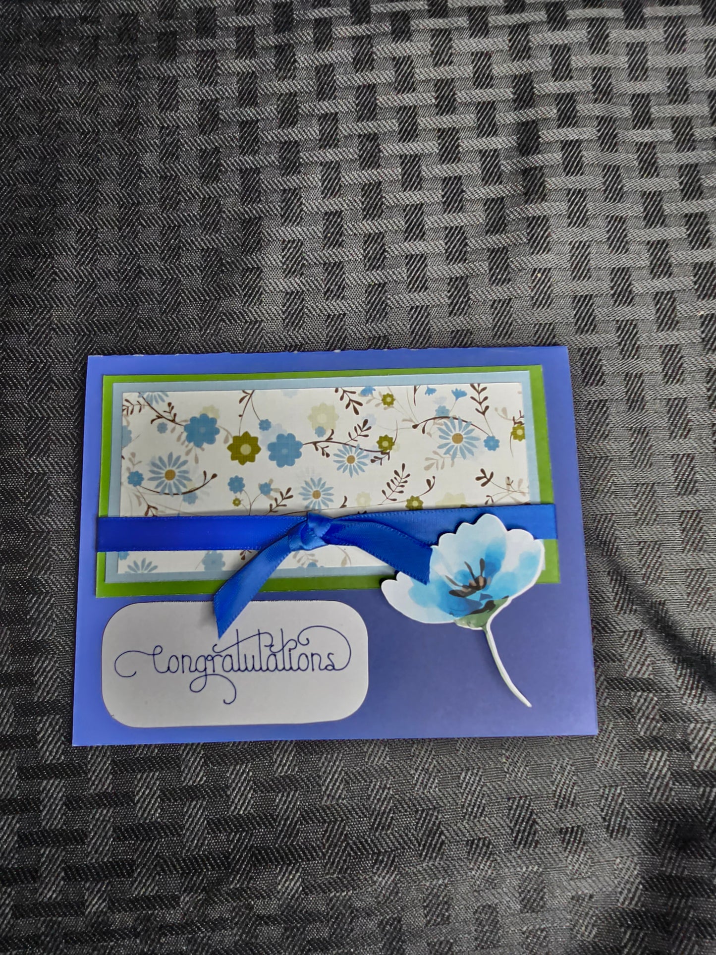 Card Set-Blue Flowers