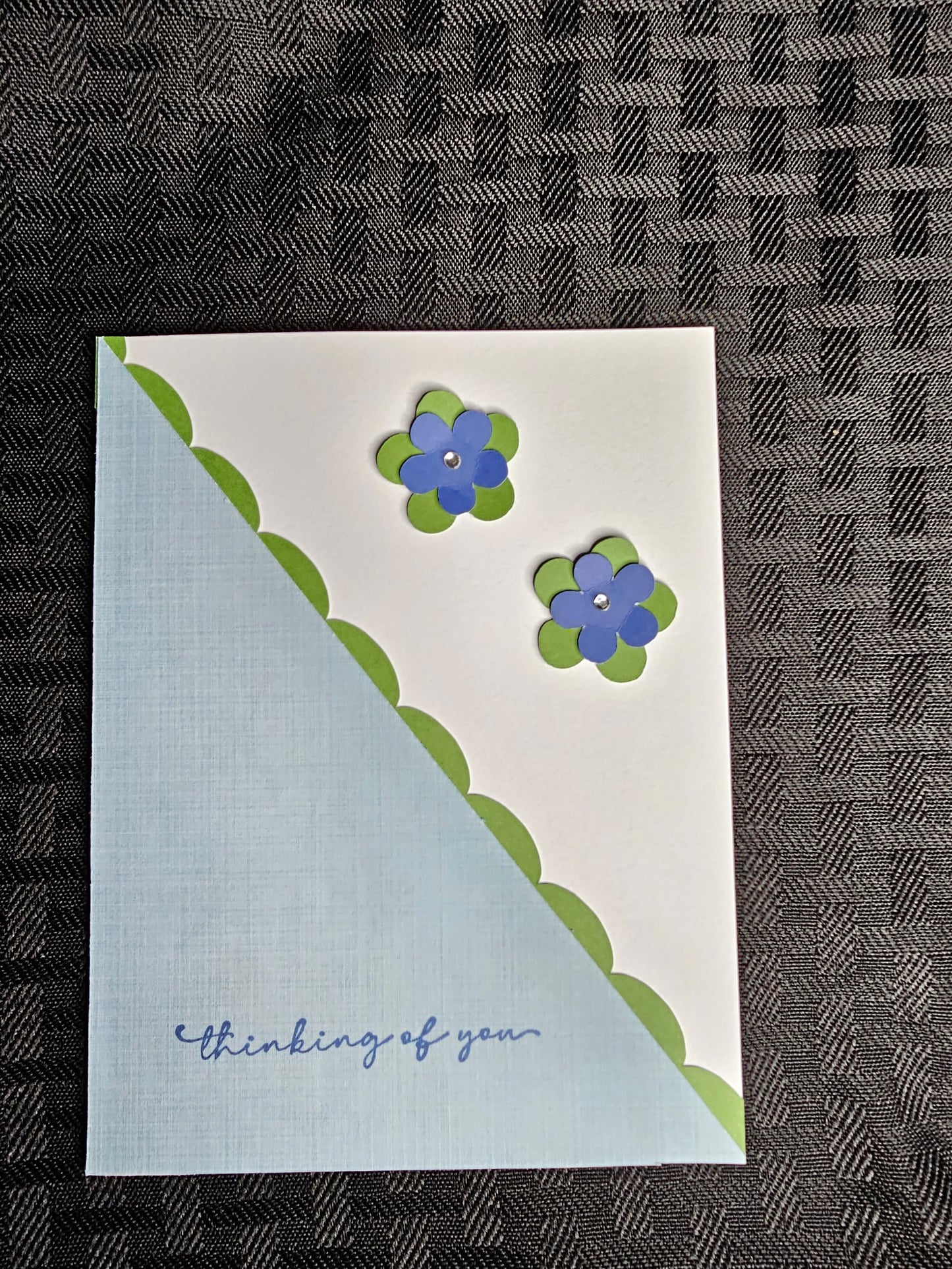 Card Set-Blue Flowers