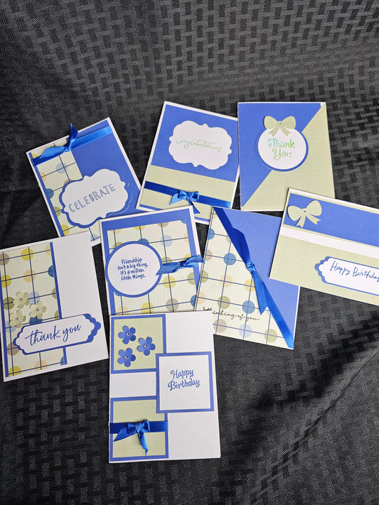 Card Set- Blue Dots