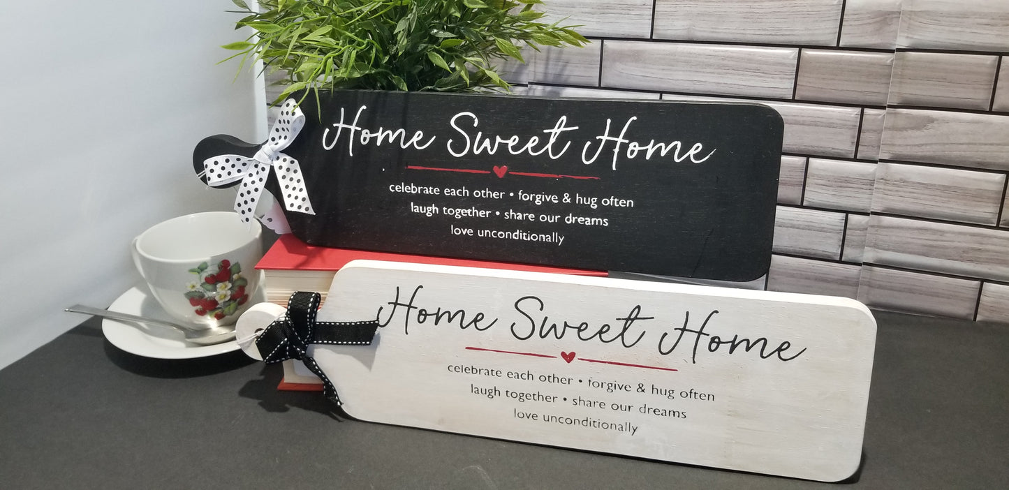 The Home Collection: Home Sweet Home Cutting Board